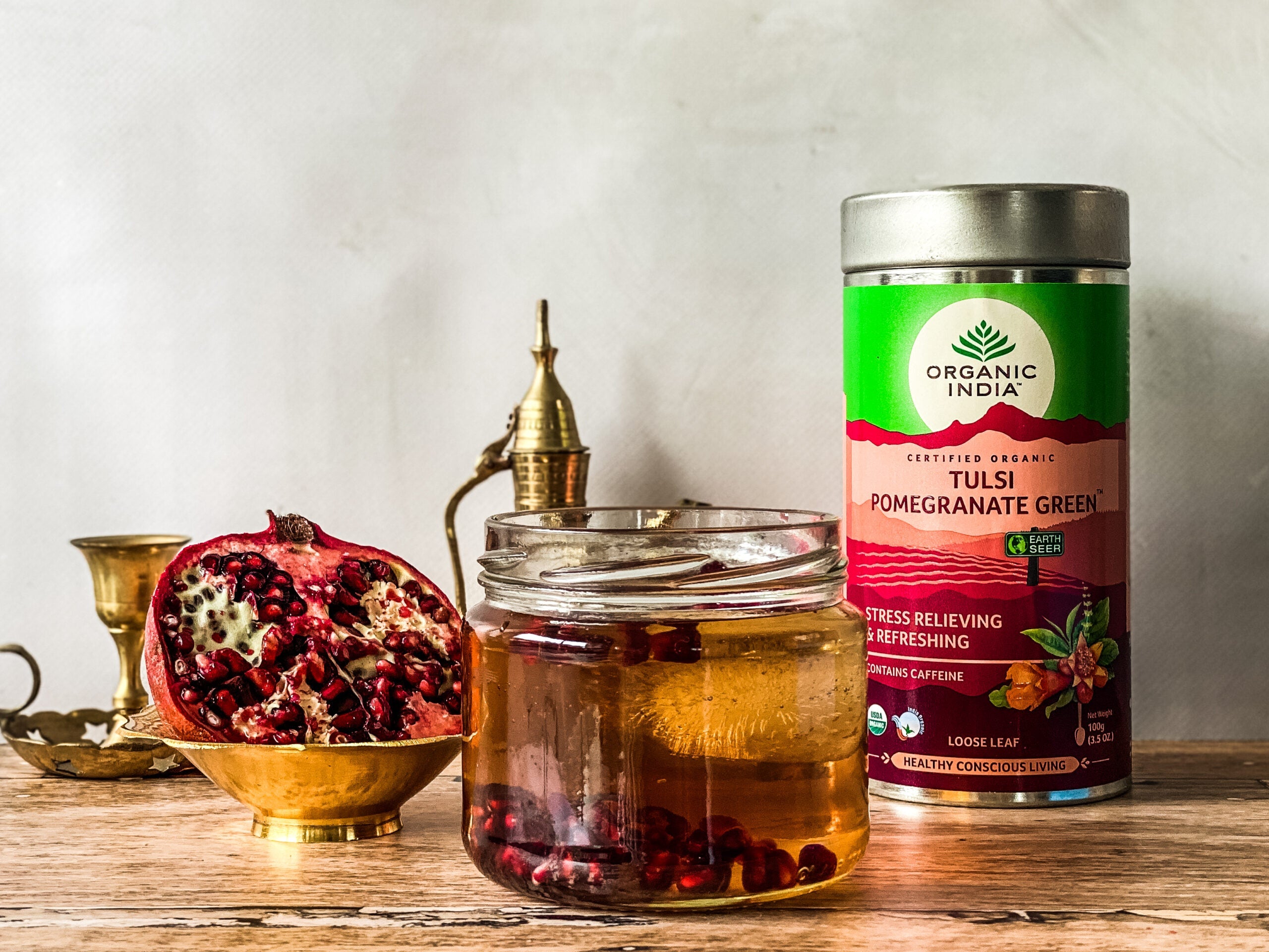 5 Reasons We Love Tulsi Pomegranate Green Tea Organic India New